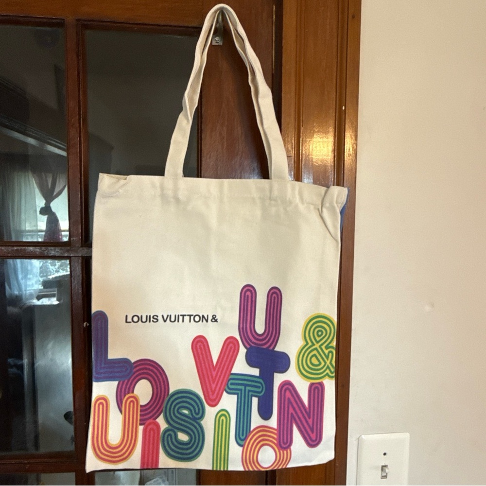 Louis Vuitton Limited Canvas City Eco Tote Bag Shenzhen Exhibition 2022 NEW!